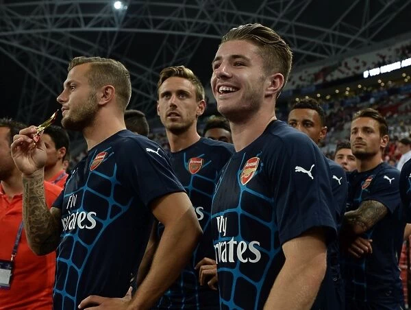Dan Crowley Gears Up: Arsenal's Young Star Prepares for Arsenal v Singapore XI at the Barclays Asia Trophy