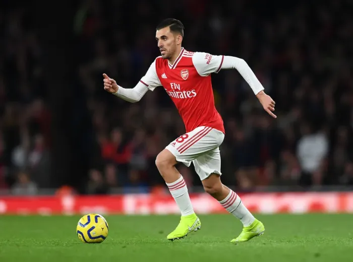 Framed Print : Dani Ceballos in Action: Arsenal vs. Crystal Palace, Premier League 2019-20