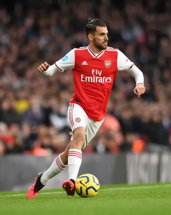 Framed Print : Dani Ceballos in Action: Arsenal vs. Newcastle United, Premier League 2019-2020