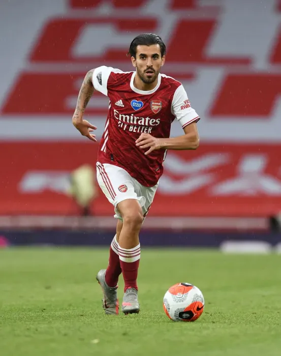 Framed Print : Dani Ceballos in Action: Arsenal vs. Watford, Premier League 2019-20