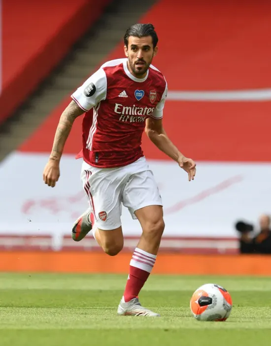 Framed Print : Dani Ceballos in Action: Arsenal vs. Watford, Premier League 2019-2020