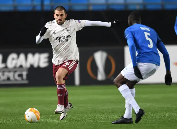 Framed Print : Dani Ceballos in Action: Arsenal's Europa League Clash vs Molde FK, Norway (2020-21) Framed Print : Dani Ceballos in Action: Arsenal's Europa League Clash vs Molde FK, Norway (2020-21)