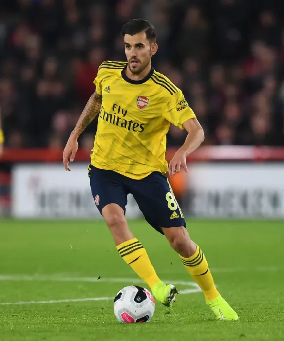 Framed Print : Dani Ceballos in Action: Sheffield United vs. Arsenal, Premier League 2019-20