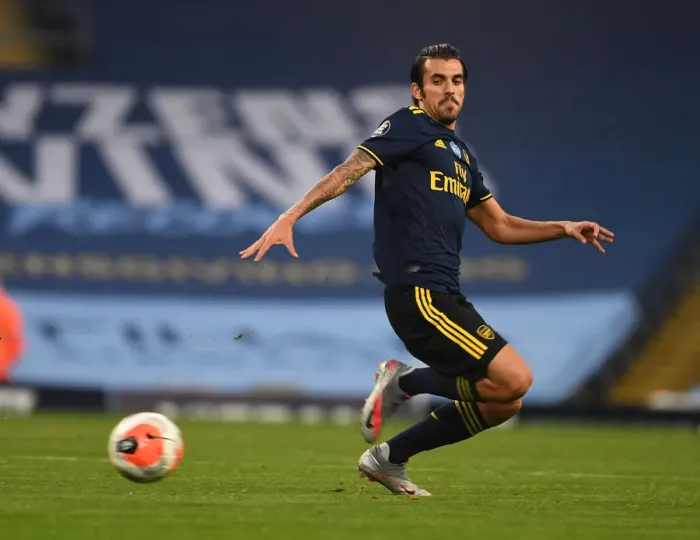 Framed Print : Dani Ceballos of Arsenal Faces Off Against Manchester City in Premier League Showdown Framed Print : Dani Ceballos of Arsenal Faces Off Against Manchester City in Premier League Showdown