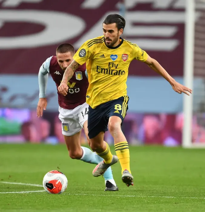 Framed Print : Dani Ceballos Breaks Past Conor Hourihane: Aston Villa vs. Arsenal, Premier League 2019-2020 Framed Print : Dani Ceballos Breaks Past Conor Hourihane: Aston Villa vs. Arsenal, Premier League 2019-2020