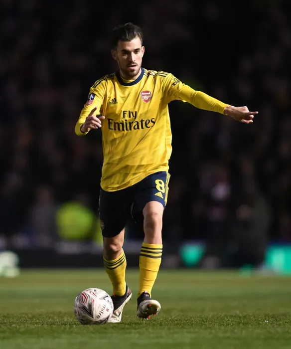 Framed Print : Dani Ceballos at FA Cup Match: Portsmouth vs. Arsenal (2020) Framed Print : Dani Ceballos at FA Cup Match: Portsmouth vs. Arsenal (2020)