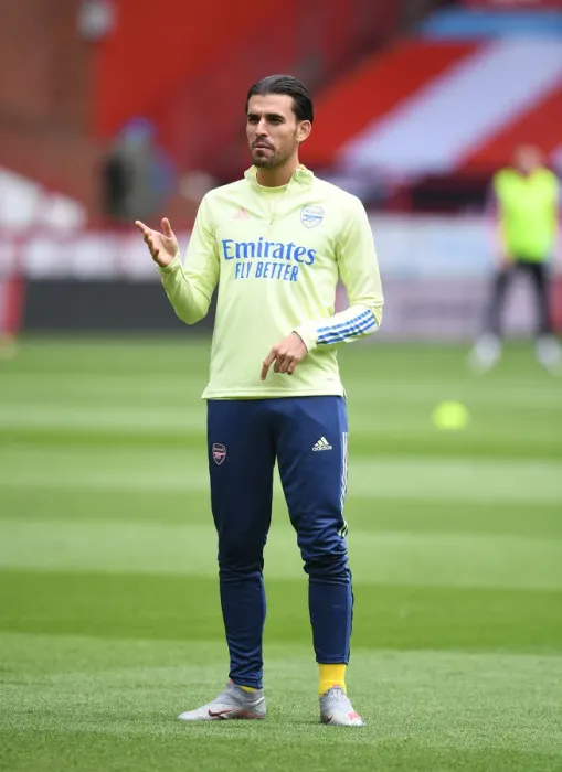 Framed Print : Dani Ceballos Gears Up: Arsenal vs Sheffield United - FA Cup Quarterfinals