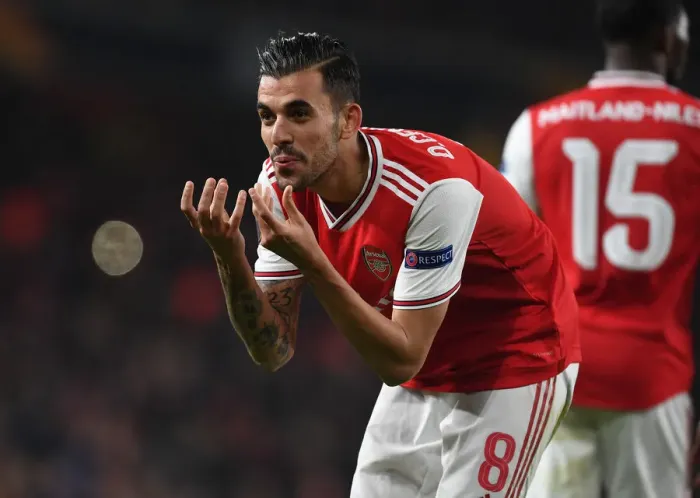 Framed Print : Dani Ceballos Scores Arsenal's Fourth Goal: Europa League Victory over Standard Liege Framed Print : Dani Ceballos Scores Arsenal's Fourth Goal: Europa League Victory over Standard Liege