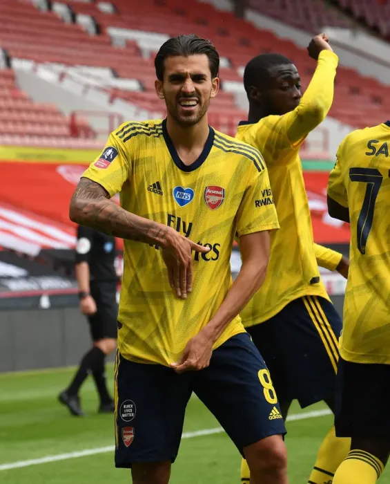 Framed Print : Dani Ceballos Scores Arsenal's Second Goal: FA Cup Quarterfinal vs Sheffield United Framed Print : Dani Ceballos Scores Arsenal's Second Goal: FA Cup Quarterfinal vs Sheffield United