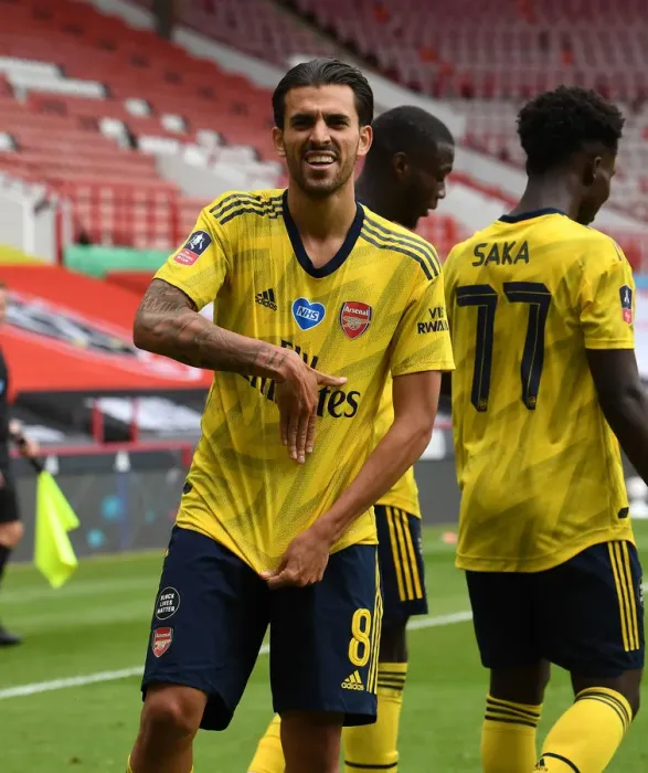 Framed Print : Dani Ceballos Scores Arsenal's Second Goal: FA Cup Quarterfinal vs Sheffield United
