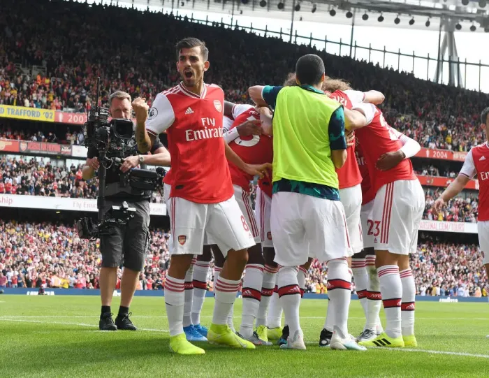 Framed Print : Dani Ceballos Scores and Celebrates His Second Goal for Arsenal Against Burnley (2019-20 Premier League)