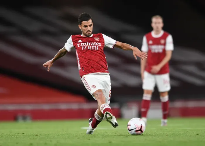 Framed Print : Dani Ceballos Star Performance: Arsenal Triumphs Over West Ham United (2020-21)