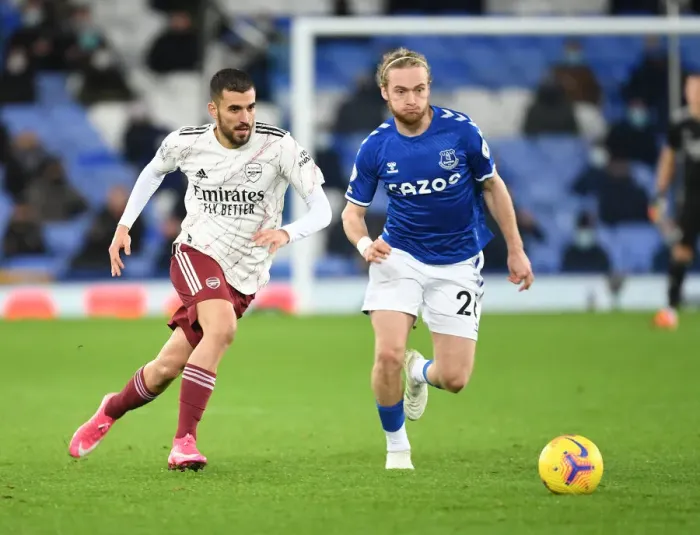 Framed Print : Dani Ceballos vs Tom Davies: Battle at Goodison Park - Everton vs Arsenal, Premier League 2020-21 Framed Print : Dani Ceballos vs Tom Davies: Battle at Goodison Park - Everton vs Arsenal, Premier League 2020-21