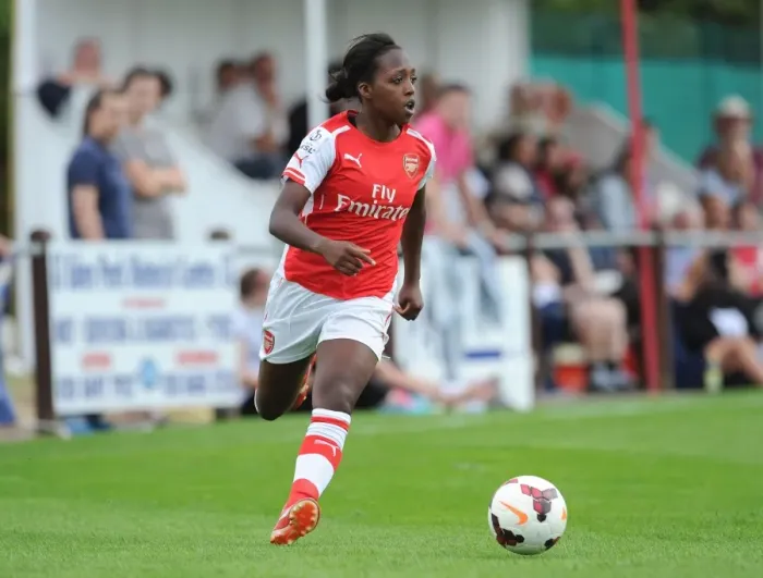 Framed Print : Danielle Carter in Action: Arsenal Ladies vs. Millwall Lionesses - WSL Cup Framed Print : Danielle Carter in Action: Arsenal Ladies vs. Millwall Lionesses - WSL Cup