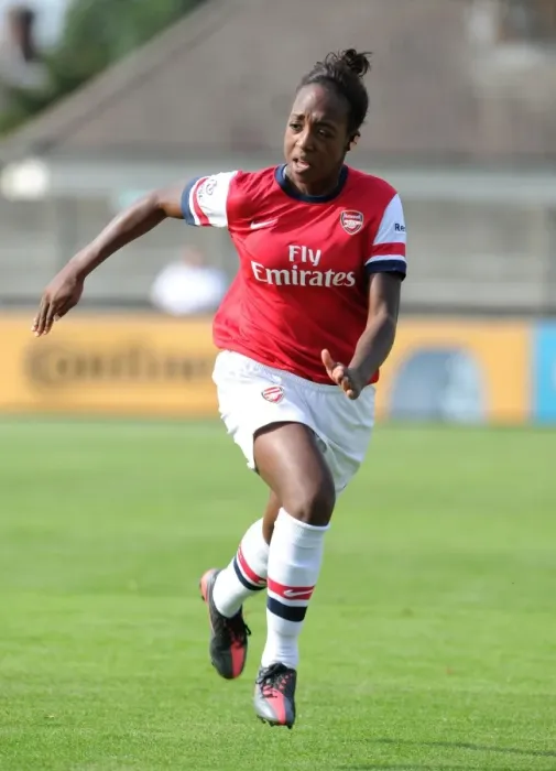 Framed Print : Danielle Carter in Action: Arsenal Ladies vs. Lincoln Ladies, FA WSL (2012) Framed Print : Danielle Carter in Action: Arsenal Ladies vs. Lincoln Ladies, FA WSL (2012)