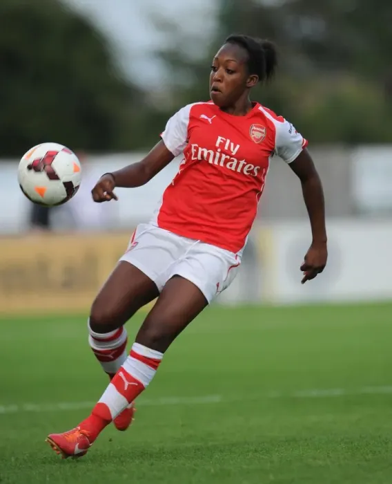 Framed Print : Danielle Carter in Action: WSL Match - Chelsea Ladies vs. Arsenal Ladies (2014) Framed Print : Danielle Carter in Action: WSL Match - Chelsea Ladies vs. Arsenal Ladies (2014)