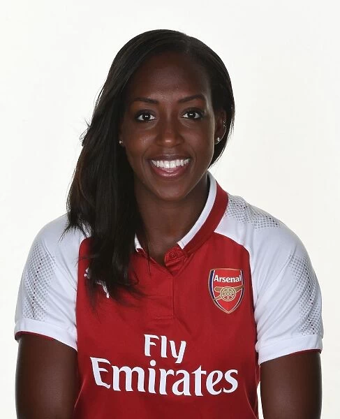 Danielle Carter at Arsenal Women's Team Photocall (2017)