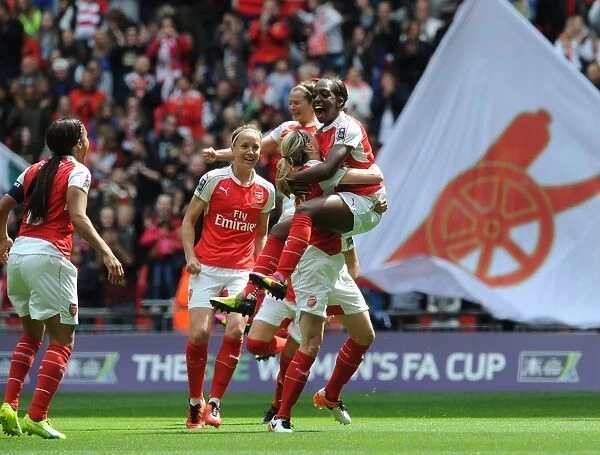 Danielle Carter Scores the FA Cup-Winning Goal: Arsenal Ladies Triumph over Chelsea Ladies (2016)