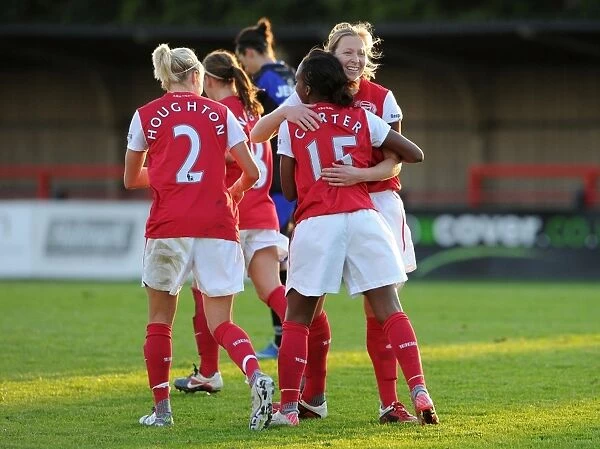 Danielle Carter's Five-Goal Onslaught: Arsenal Women's Champions League Victory over Rayo Vallecano