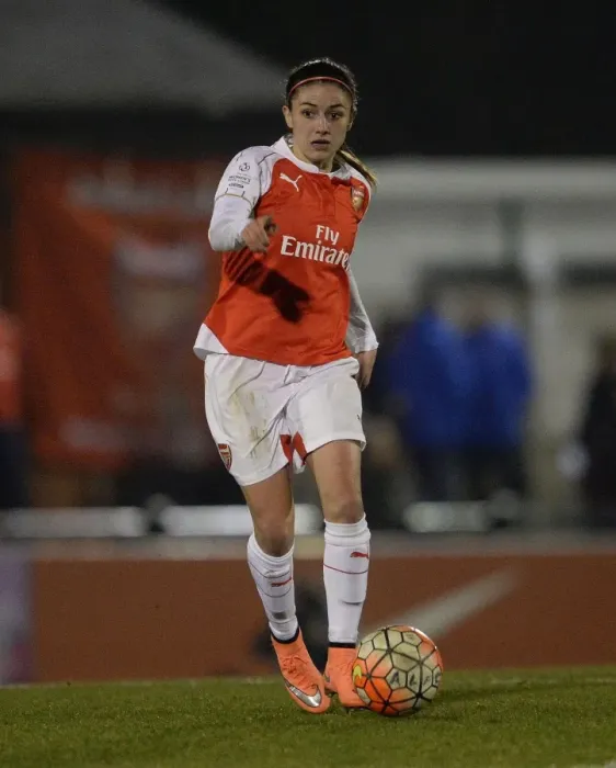 Framed Print : Danielle van de Donk in Action for Arsenal Ladies vs. Reading FC Women