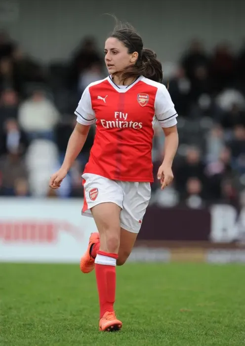 Framed Print : Danielle van de Donk: In Action for Arsenal against Tottenham in FA Cup 2017 Framed Print : Danielle van de Donk: In Action for Arsenal against Tottenham in FA Cup 2017