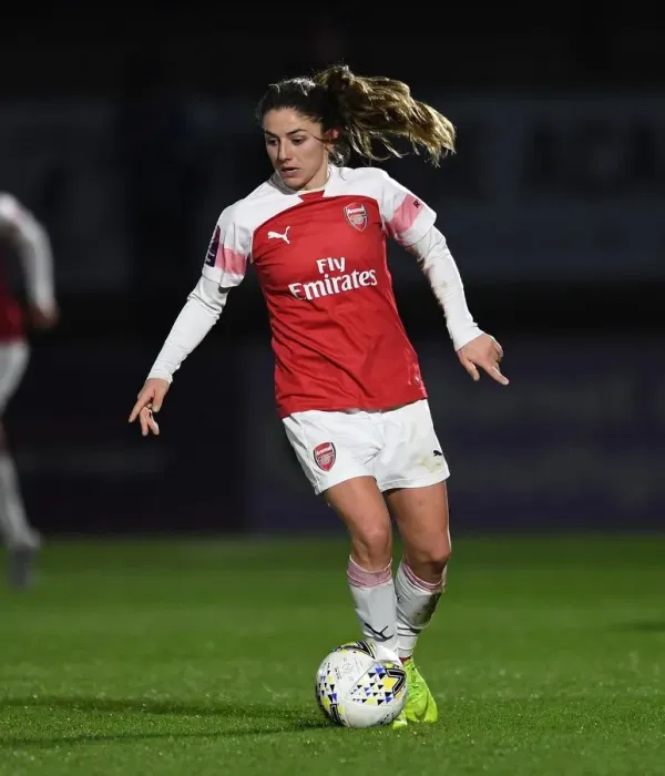 Framed Print : Danielle van de Donk: In Action for Arsenal Women
