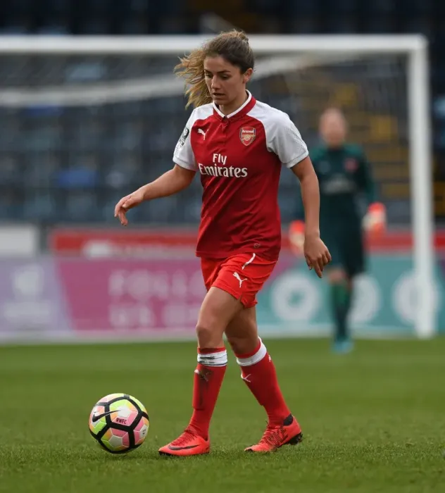 Framed Print : Danielle van de Donk in Action: Arsenal Women Dominate Reading FC in WSL Match Framed Print : Danielle van de Donk in Action: Arsenal Women Dominate Reading FC in WSL Match
