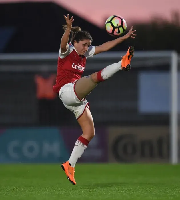 Framed Print : Danielle van de Donk in Action: Arsenal Women vs. Reading Ladies, WSL (Women's Super League)