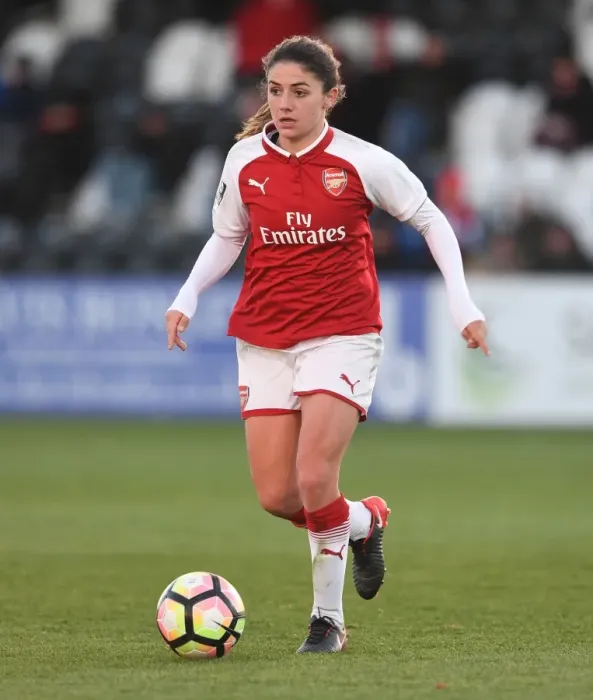 Framed Print : Danielle van de Donk in Action: Arsenal Women vs Sunderland (WSL 1)