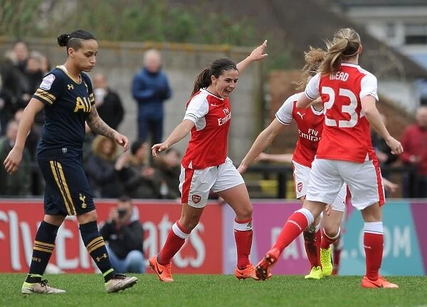Danielle van de Donk Scores for Arsenal Ladies Against Tottenham Hotspur Ladies in FA Cup 2017