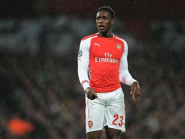 Danny Welbeck in Action for Arsenal against RSC Anderlecht, UEFA Champions League, 2014
