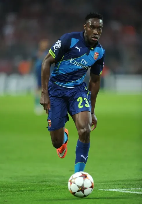 Framed Print : Danny Welbeck in Action: Arsenal vs. Borussia Dortmund, UEFA Champions League (2014-15) Framed Print : Danny Welbeck in Action: Arsenal vs. Borussia Dortmund, UEFA Champions League (2014-15)