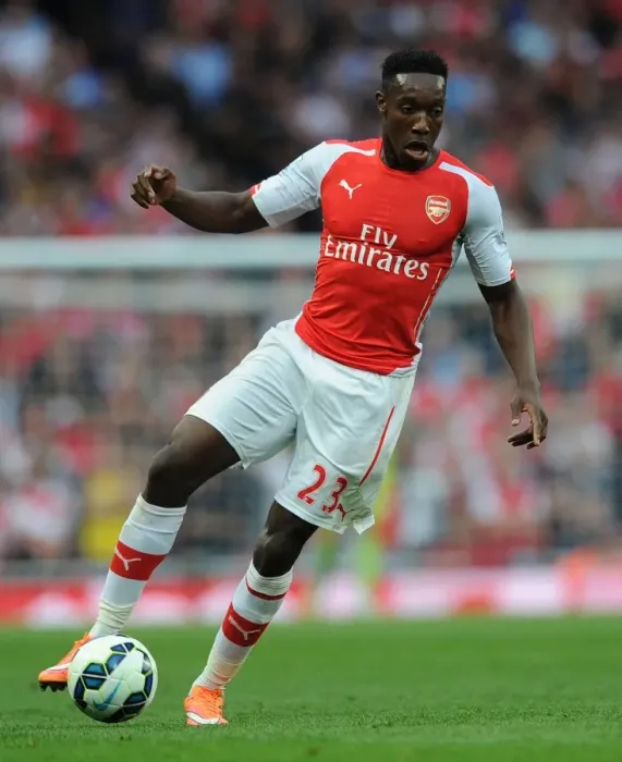 Framed Print : Danny Welbeck in Action: Arsenal vs. Tottenham, Premier League 2014-15