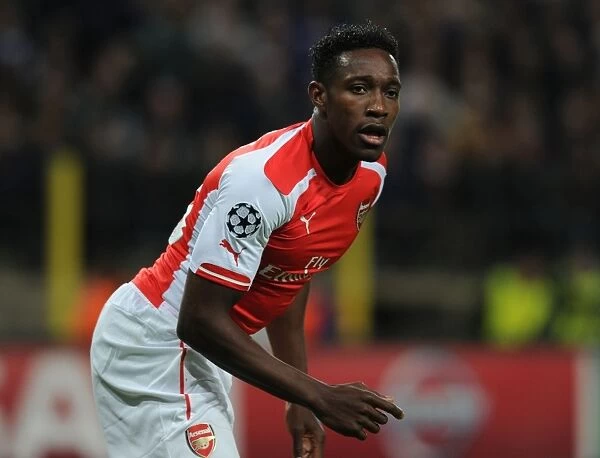 Danny Welbeck in Action: Arsenal vs. RSC Anderlecht, UEFA Champions League, Brussels, 2014