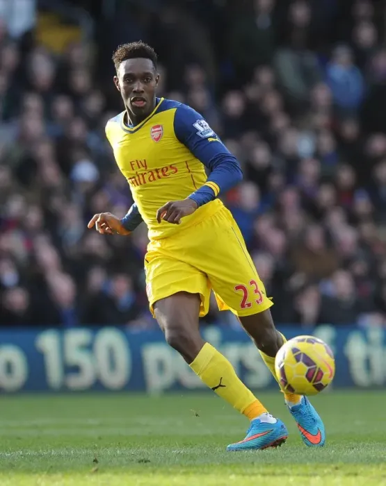 Framed Print : Danny Welbeck in Action: Arsenal vs. Crystal Palace, Premier League 2014-15
