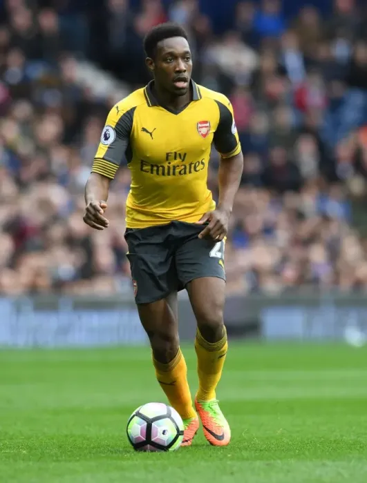 Framed Print : Danny Welbeck in Action: Arsenal vs. West Bromwich Albion, Premier League 2016-17