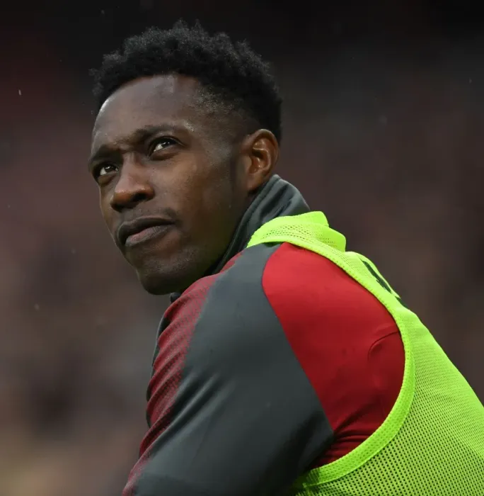 Framed Print : Danny Welbeck in Action: Arsenal vs. Tottenham, Premier League 2017-18