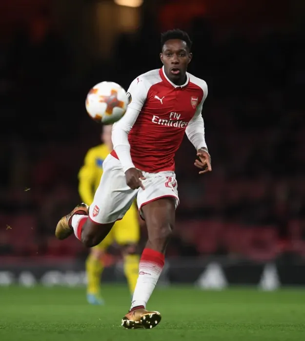 Framed Print : Danny Welbeck in Action: Arsenal vs. BATE Borisov, UEFA Europa League 2017-18 Framed Print : Danny Welbeck in Action: Arsenal vs. BATE Borisov, UEFA Europa League 2017-18