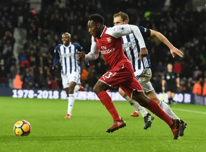 Framed Print : Danny Welbeck in Action: Arsenal vs. West Bromwich Albion, Premier League (December 2017) Framed Print : Danny Welbeck in Action: Arsenal vs. West Bromwich Albion, Premier League (December 2017)