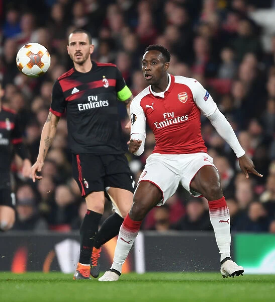 Danny Welbeck in Action: Arsenal vs AC Milan, UEFA Europa League 2018