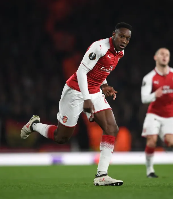 Framed Print : Danny Welbeck in Action: Arsenal vs AC Milan, UEFA Europa League 2018 Framed Print : Danny Welbeck in Action: Arsenal vs AC Milan, UEFA Europa League 2018