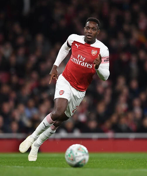 Danny Welbeck in Action: Arsenal vs Blackpool, Carabao Cup 2018-19