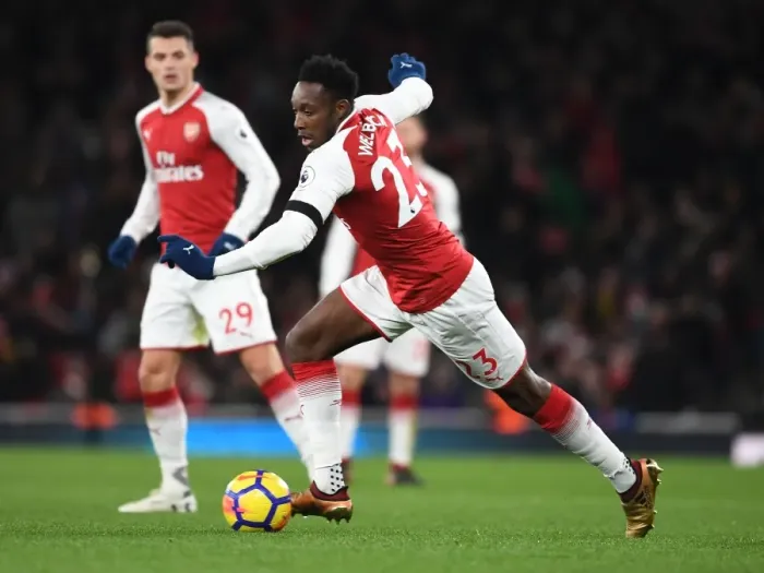Framed Print : Danny Welbeck in Action: Arsenal vs Huddersfield Town, Premier League 2017-18 Framed Print : Danny Welbeck in Action: Arsenal vs Huddersfield Town, Premier League 2017-18