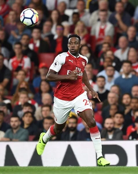 Danny Welbeck in Action: Arsenal vs Leicester City, Premier League 2017-18