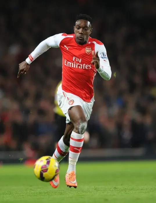 Framed Print : Danny Welbeck in Action: Arsenal vs Manchester United, Premier League 2014-15