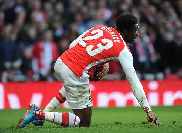 Danny Welbeck in Action: Arsenal vs Middlesbrough, FA Cup Fifth Round