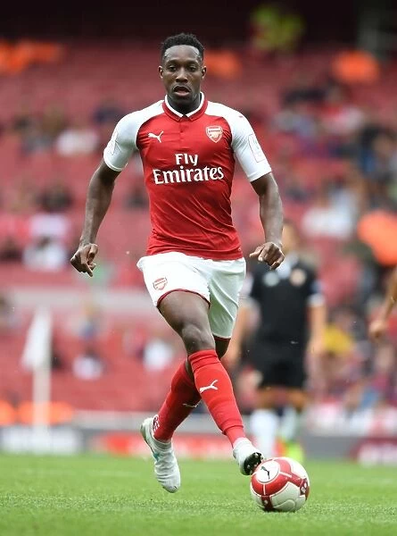 Danny Welbeck in Action: Arsenal vs Sevilla FC - Emirates Cup 2017-18