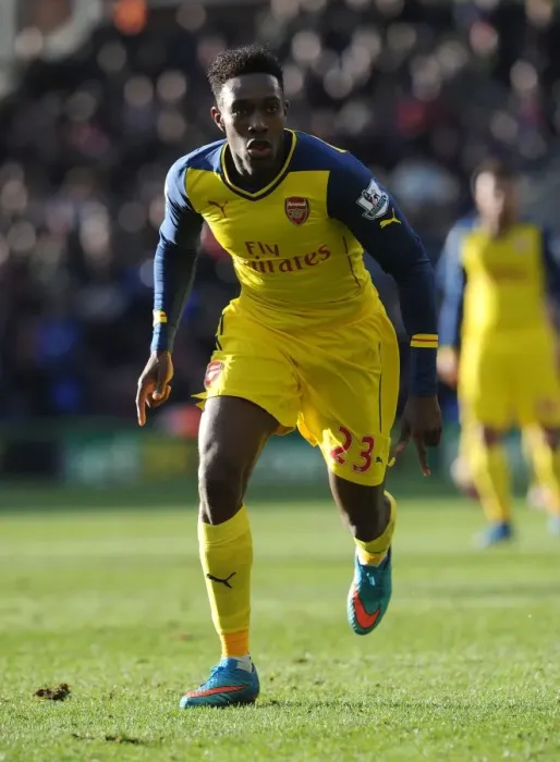 Framed Print : Danny Welbeck in Action: Crystal Palace vs. Arsenal, Premier League 2014-15