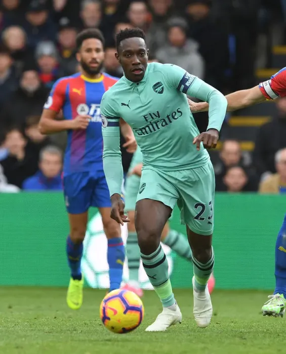 Framed Print : Danny Welbeck in Action: Crystal Palace vs. Arsenal, Premier League 2018-19
