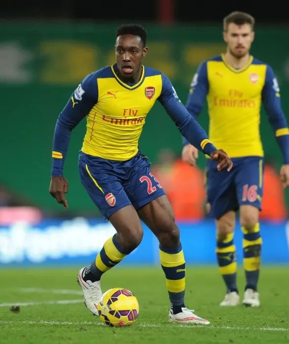 Framed Print : Danny Welbeck in Action: Stoke City vs. Arsenal, Premier League 2014-15 Framed Print : Danny Welbeck in Action: Stoke City vs. Arsenal, Premier League 2014-15